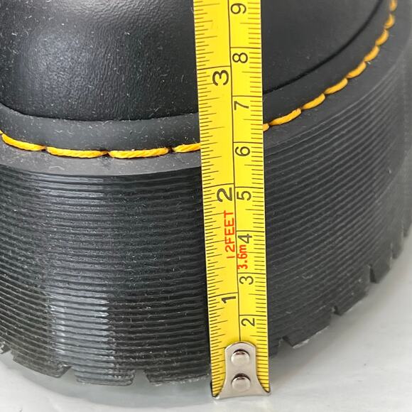 Dr Martens 1460 Pascal Max Platform Leather Combat Boots Black Women 11 NWOB - Picture 7 of 11